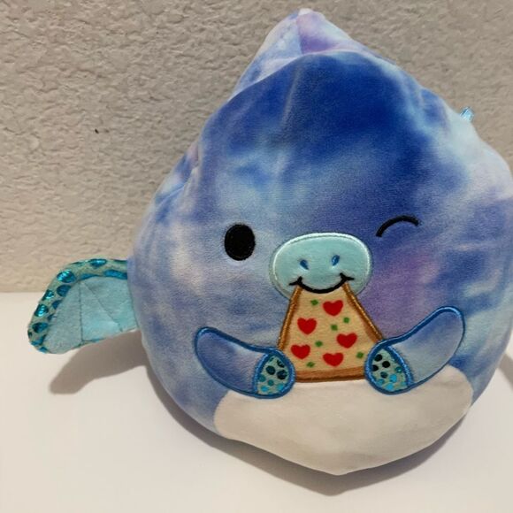 Squishmallow 8" Talib Pterodactyl w/ Pizza Valentines Soft Toy Plush Squish. - Picture 2 of 7